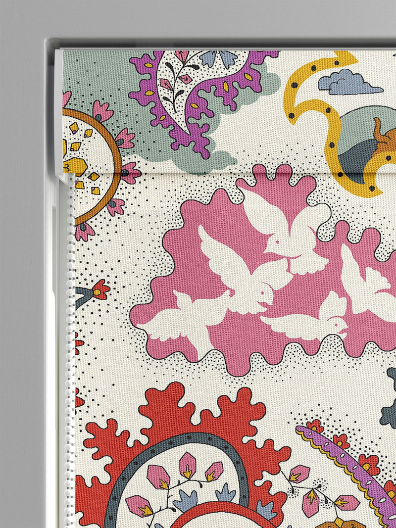 Cath Kidston Multi Paisley Roman blind 100% cotton, imported from the UK