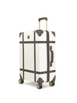 Next Rock Luggage Cream Vintage Medium Suitcase- Buy online at McGrocer