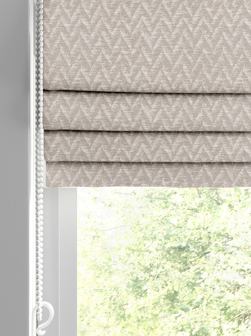 Silver Ziggy Roman Blind (British brand)