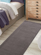 Next Asiatic Rugs York Wool Runner Rug Grey 240cm x 68cm- Buy online at McGrocer