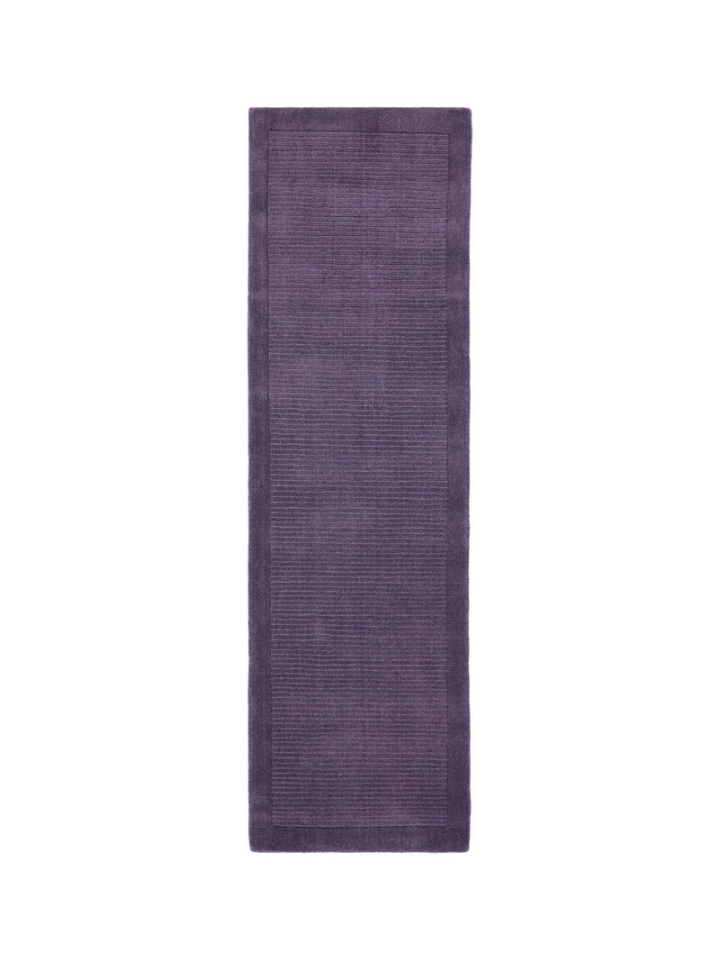 Asiatic Rugs Purple York wool runner rug, imported from the UK