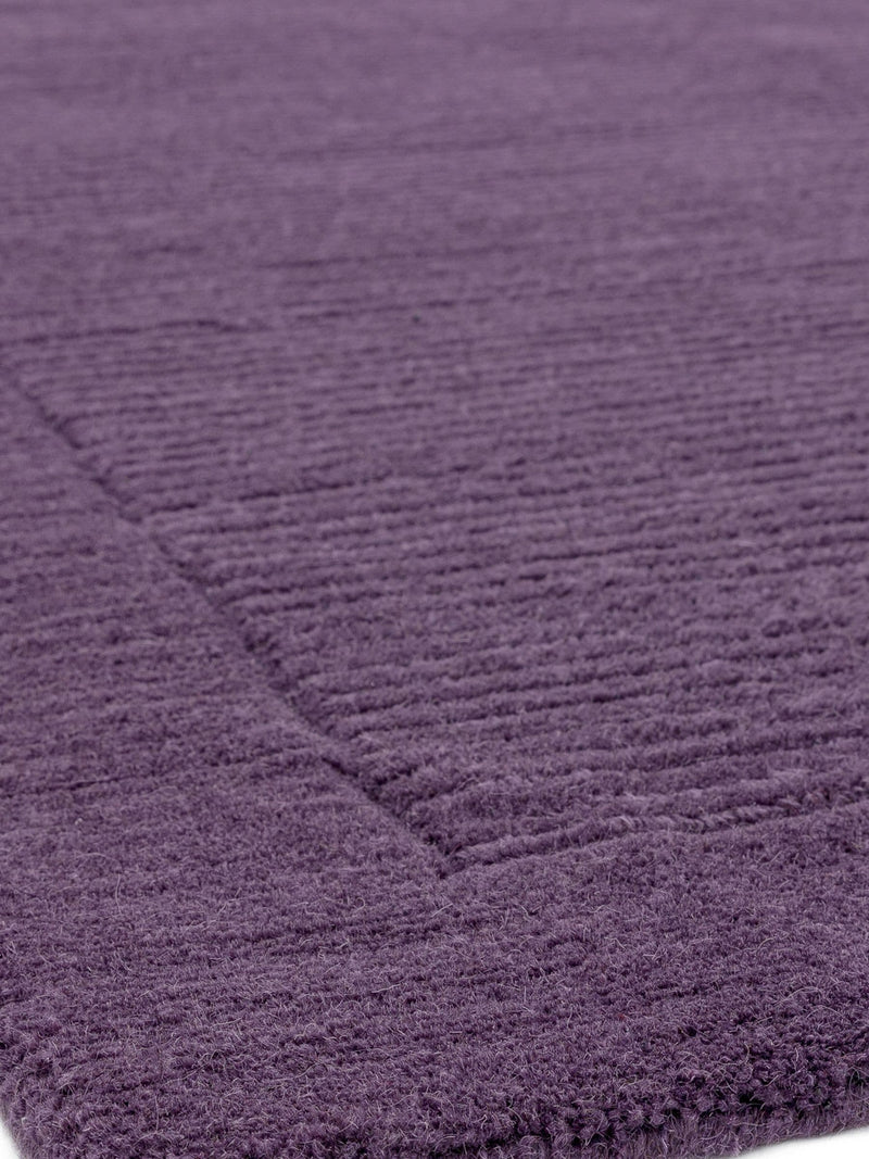 Asiatic Rugs Purple York wool runner rug, imported from the UK