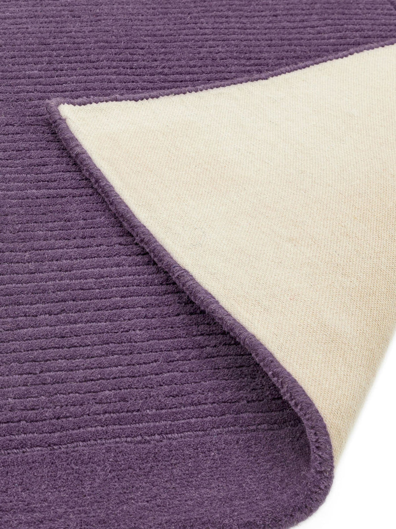 Asiatic Rugs Purple York wool runner rug, imported from the UK