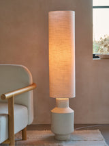 Next French Connection Cream Lamu Floor Lamp - 123cm Height- Buy online at McGrocer