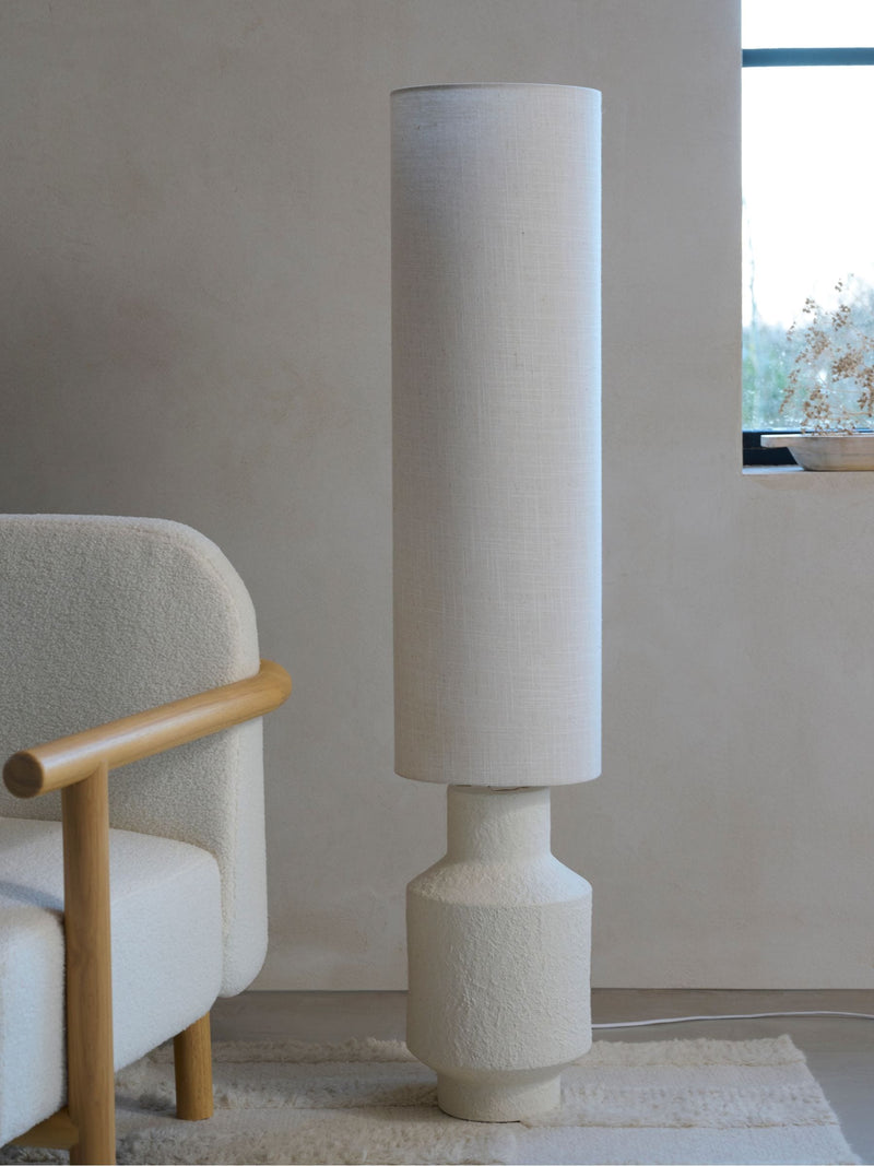 French Connection Cream Lamu floor lamp - British product