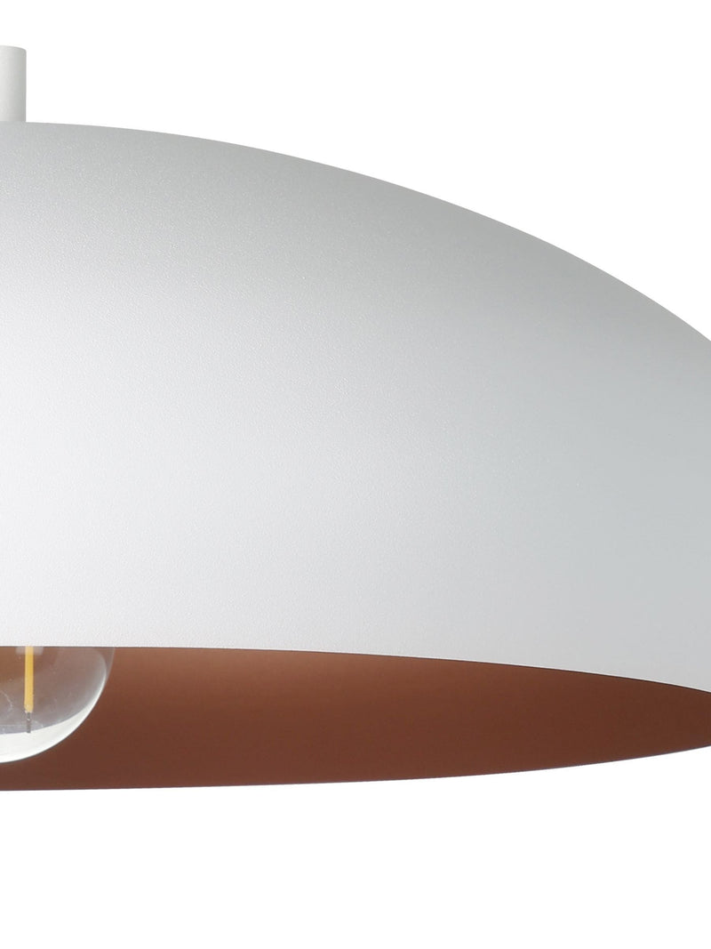 Eglo white copper Mogano vintage ceiling pendant - British product