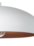 Eglo white copper Mogano vintage ceiling pendant - British product