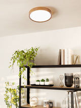Next Eglo Musurita White Dark Wood LED Ceiling Light- Buy online at McGrocer