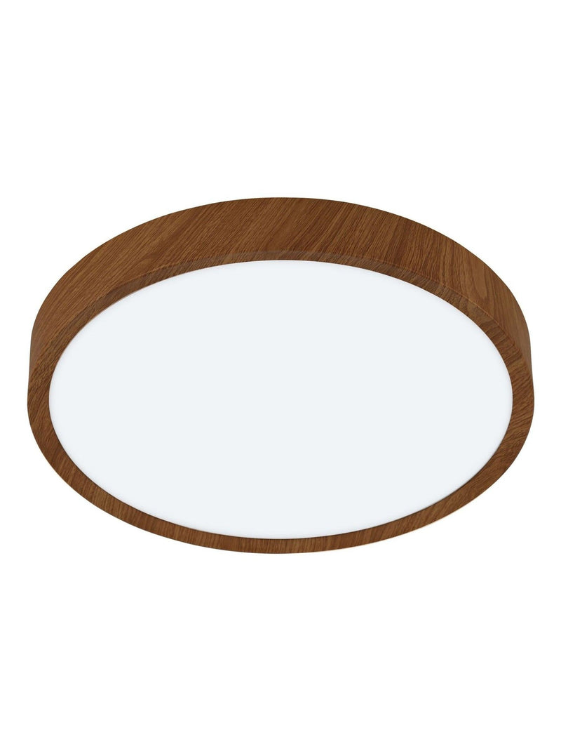 Eglo Musurita white dark wood ceiling light, UK version