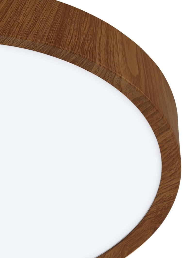 Eglo Musurita white dark wood ceiling light, UK version