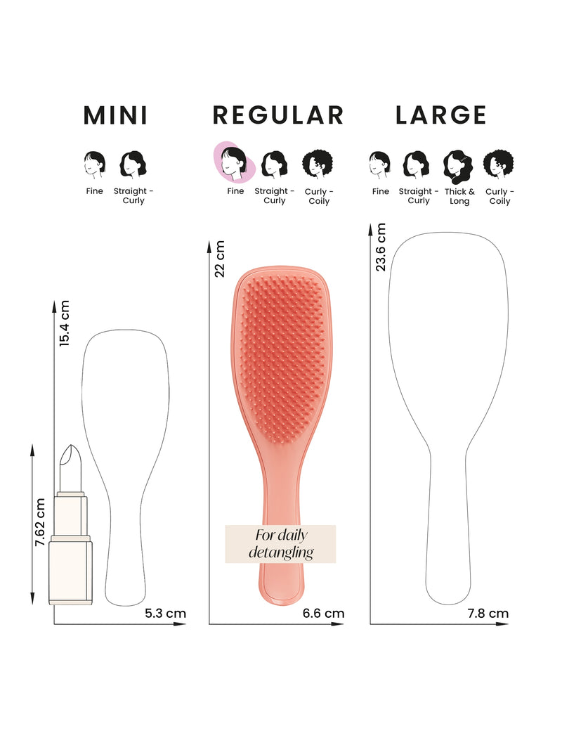 Tangle Teezer hair detangler brush Fine & Fragile Sweet Cinnamon 90g (British brand)
