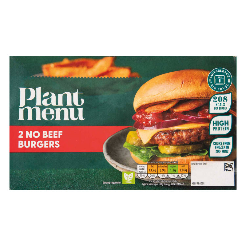 Ultimate No Beef Burgers 2 pack 270g (British brand)