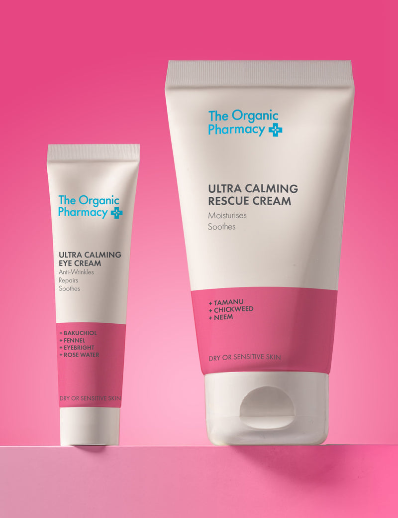 The Organic Pharmacy Ultra Calming Rescue Cream 60ml, imported from the UK