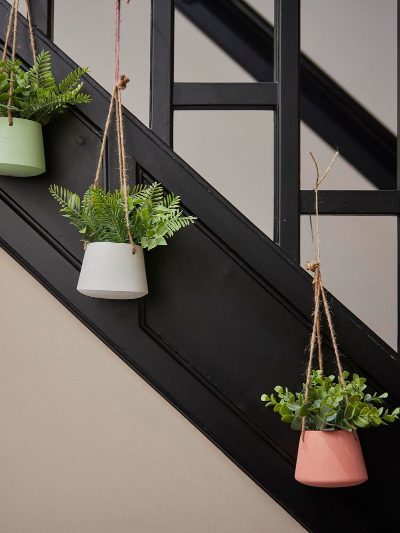 Everlands hanging artificial plants set of 3 (British brand)