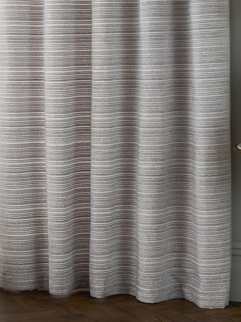 Paoletti silver jupiter chenille jacquard eyelet curtains, UK version