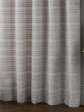 Paoletti silver jupiter chenille jacquard eyelet curtains, UK version