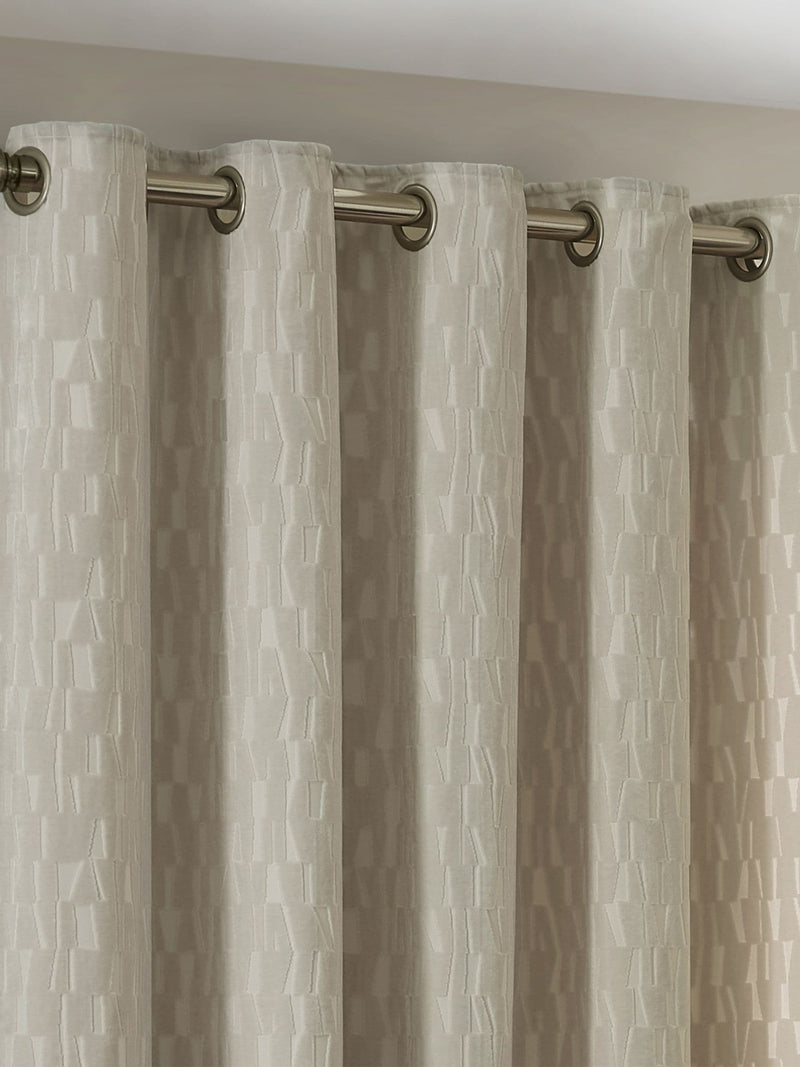 Paoletti Manhattan velvet eyelet curtains, imported from the UK