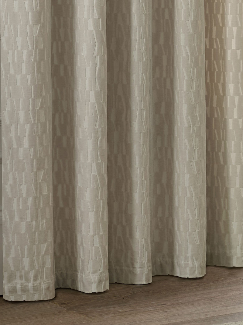 Paoletti Manhattan velvet eyelet curtains, imported from the UK