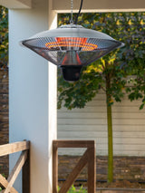 Next BHS Silver LED Halogen Elem Patio Heater 2000W- Buy online at McGrocer