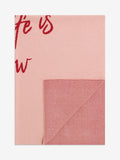 Rockett St George pink Marilyn Monroe quote throw 180x130cm - British product