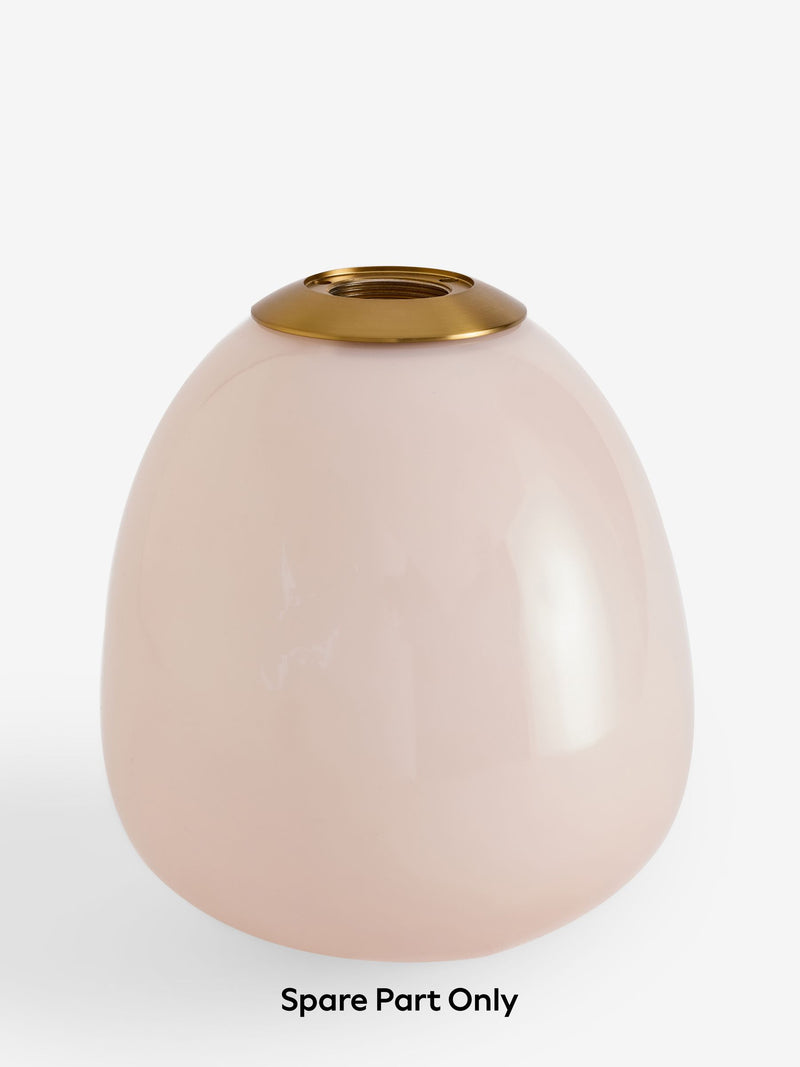 Erielle pink linear glass spare part 18.5cm, imported from the UK
