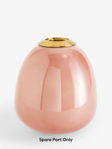 Next Erielle Linear Rose Pink Glass Lamp Shade (Spare Part) - 18x20 cm- Buy online at McGrocer