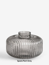 Next Smoke Grey Lexington Flush Glass Shade 11cm- Buy online at McGrocer