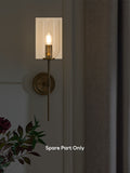 Clear Virginia glass spare part light shade, imported from the UK