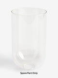 Clear Virginia glass spare part light shade, imported from the UK