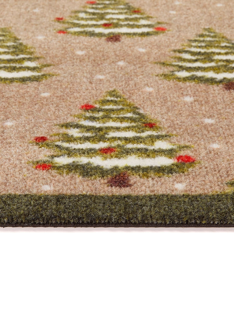 My Mat beige winter trees runner 150cm - UK version