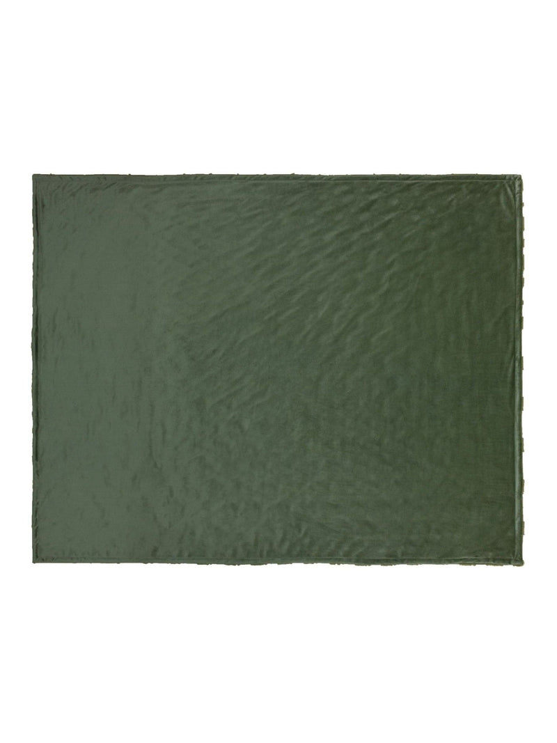 Furn Forest Green Pines faux fur throw 200x150cm, UK version