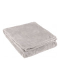 Furn grey snowflake fleece throw, UK version
