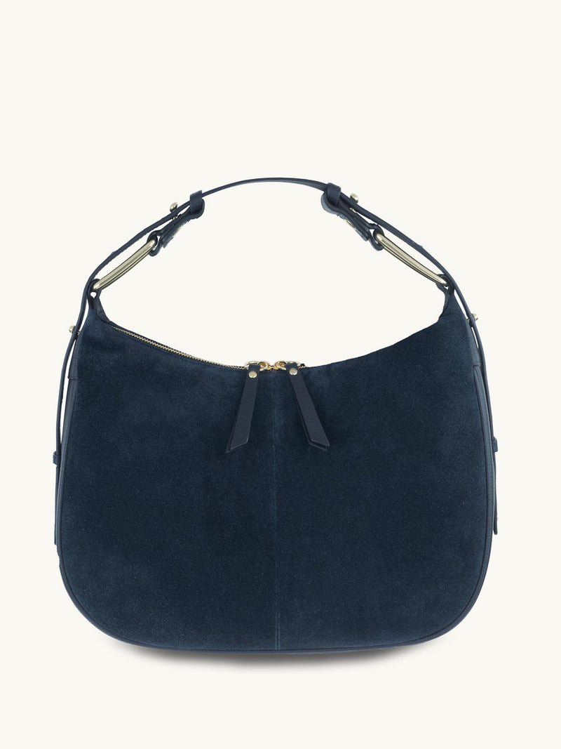 Apatchy Navy The Charlie Suede Bag