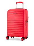 Rock Luggage pink Palma cabin suitcase, imported from the UK