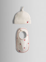 Next JoJo Maman Bébé Red Strawberry Embroidered Hat and Bib Set- Buy online at McGrocer