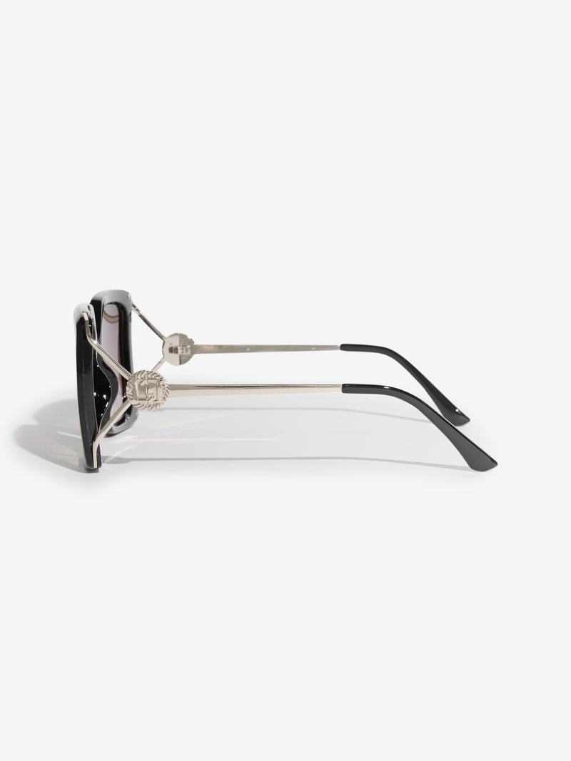Lipsy black oversized square sunglasses (British brand)