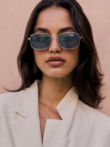 Next Friends Like These Black Slim Metal Frame Sunglasses- Buy online at McGrocer