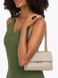 Carvela Gold Rosa Chain shoulder bag, imported from the UK