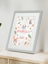 Next Jonnys Sister Personalised Woodland Framed Print 12 x 10 inches- Buy online at McGrocer