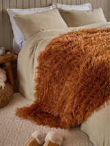 Next Furn Ginger Rowan Faux Fur Throw 175cm x 130cm- Buy online at McGrocer