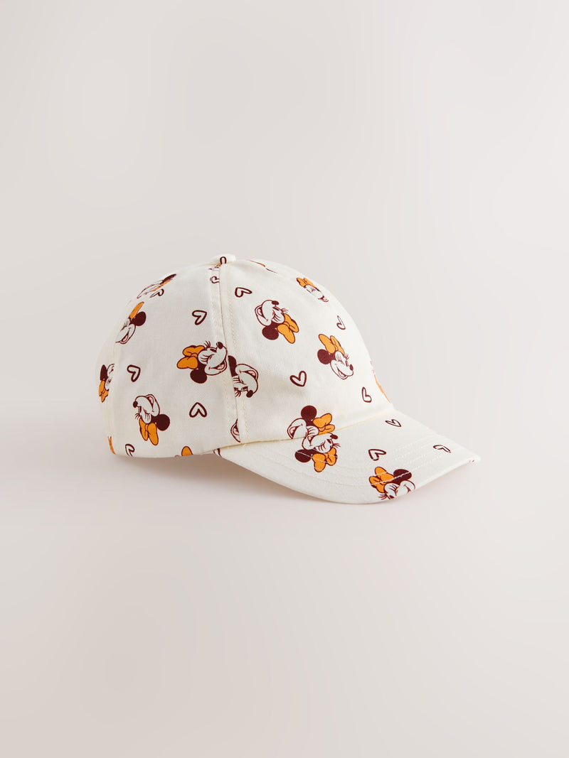 Cream Minnie Mouse cap for children, UK version