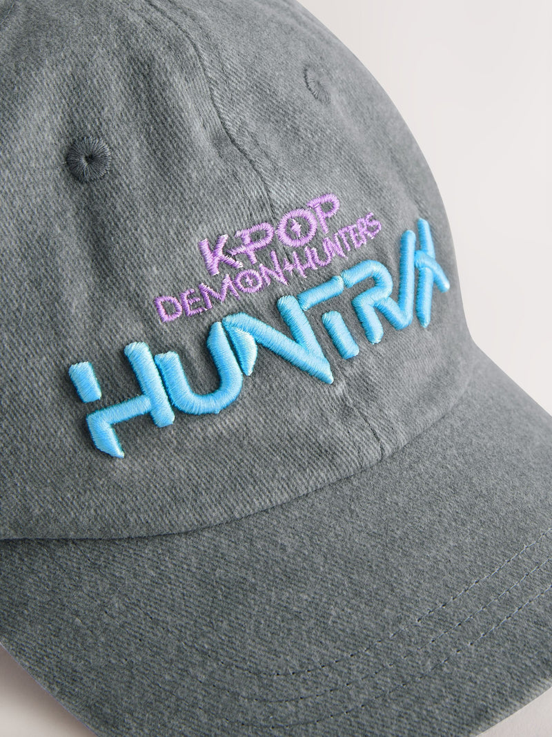 KPOP Demon Hunters kids baseball cap grey purple, imported from the UK