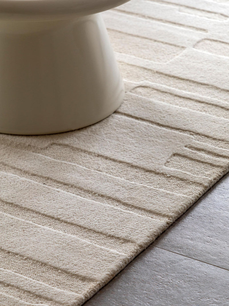 Gallery Home White Alabama Tufted Tonal rug 200x290cm - British product