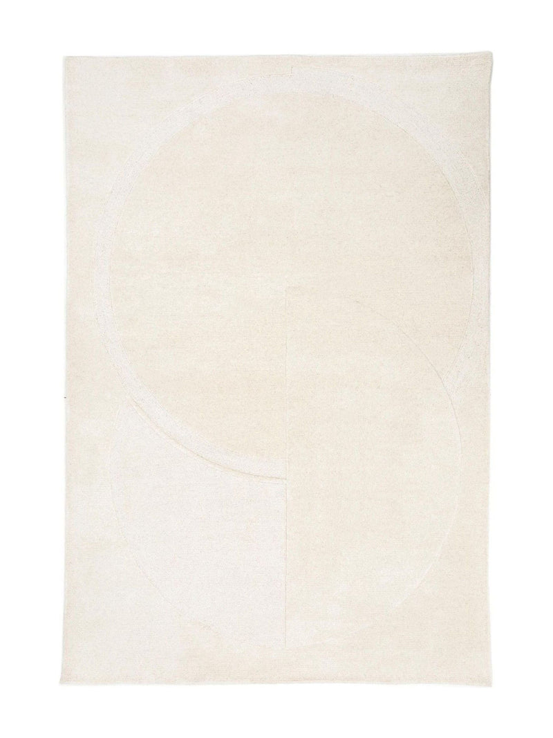 Gallery Home cream wool rug 200x290cm, imported from the UK