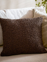 Next Yard Cabu Chocolate Chunky Boucle Cushion 45x45cm- Buy online at McGrocer