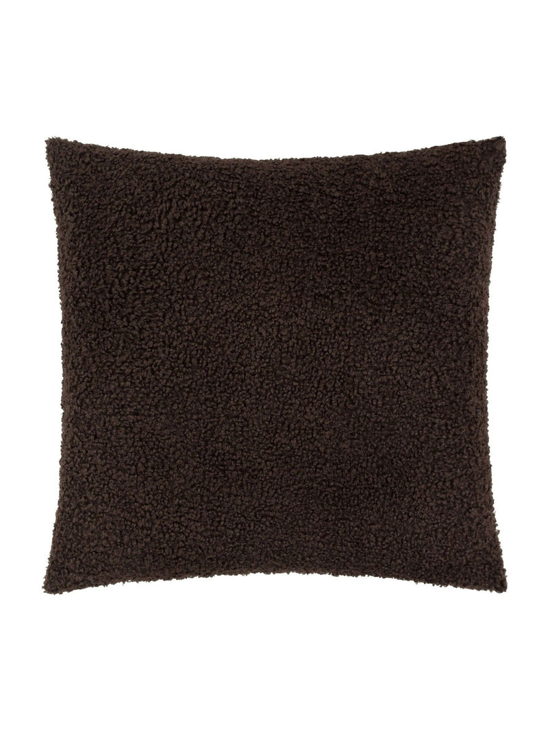Yard chocolate chunky boucle cushion 45cm (British brand)