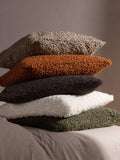 Yard chocolate chunky boucle cushion 45cm (British brand)