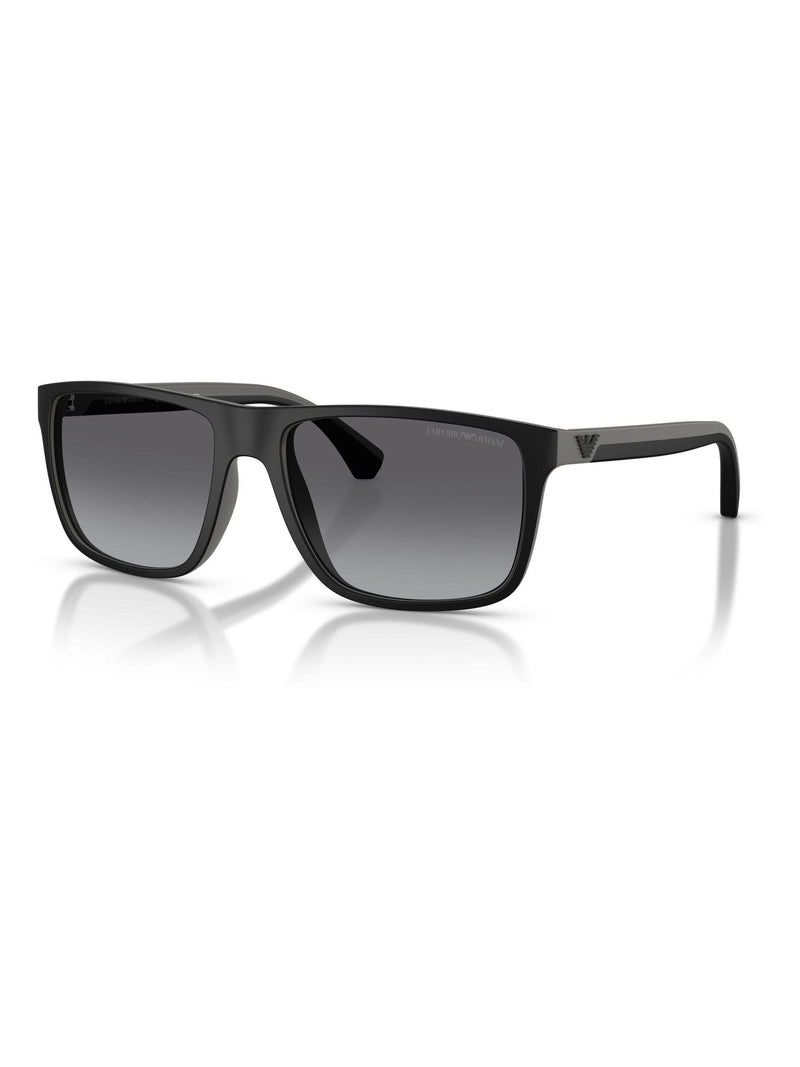Emporio Armani black square sunglasses, UK version