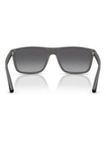 Emporio Armani black square sunglasses, UK version