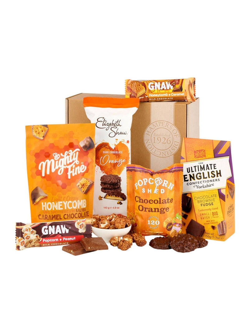 Spicers of Hythe orange chocolate gift box (British brand)